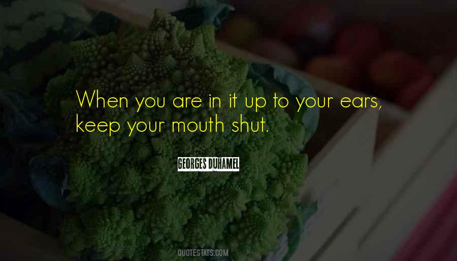 Ears And Mouths Quotes #958011