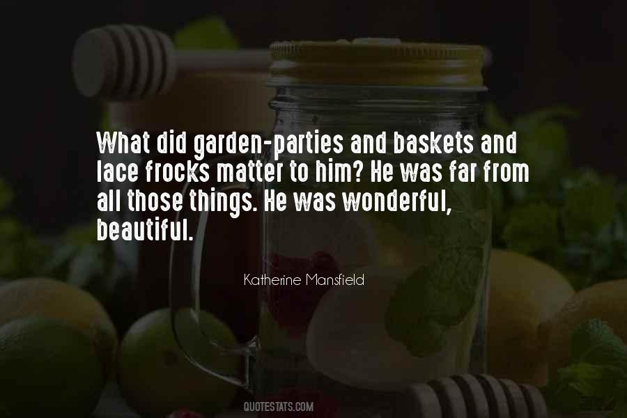 Quotes About Garden Parties #778811