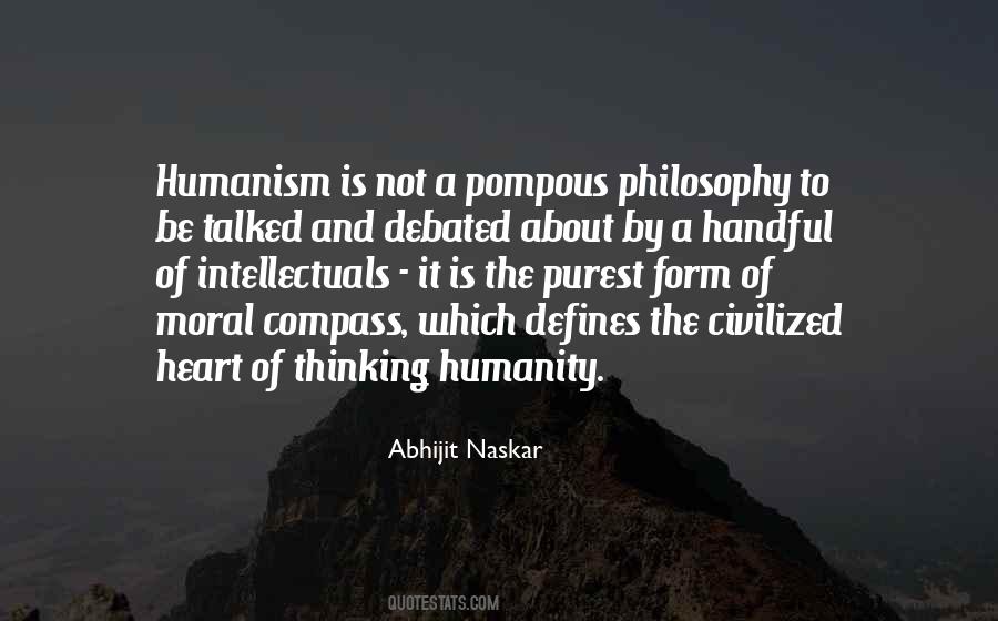 Humanism Philosophy Quotes #1114646