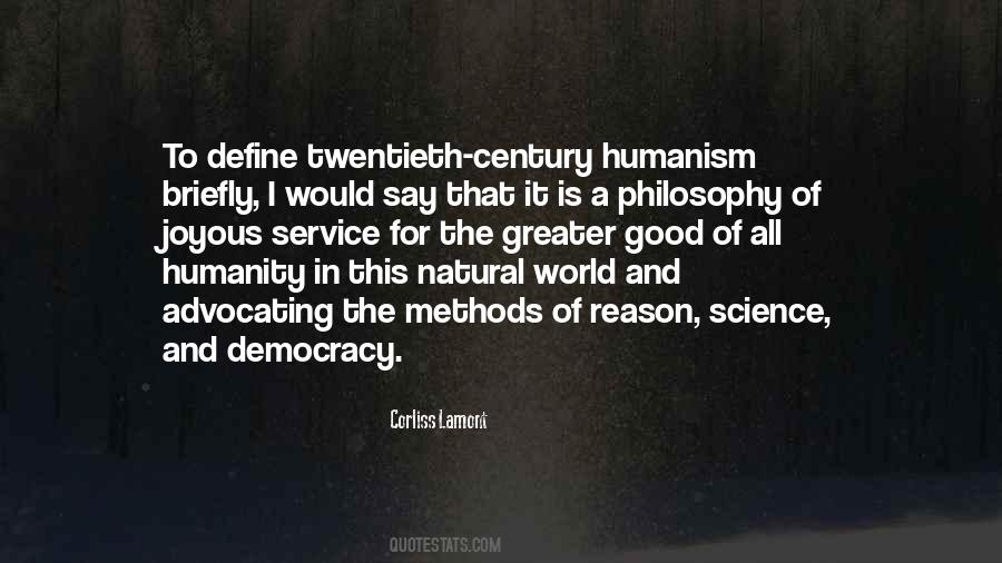 Humanism Philosophy Quotes #1795176