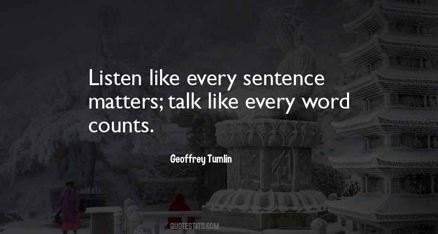 Word Talk Quotes #397509