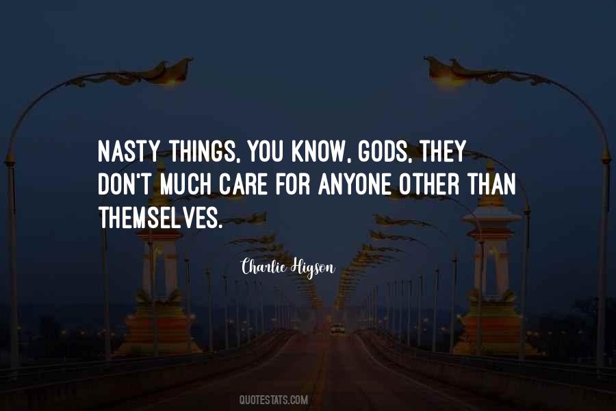 Gods Themselves Quotes #1094050