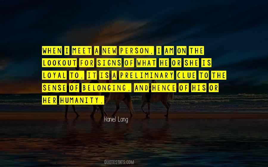 Sense Of Humanity Quotes #1152446