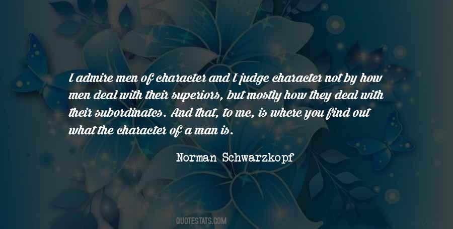 Quotes About The Character Of A Man #1729050