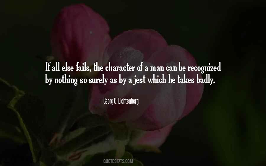 Quotes About The Character Of A Man #330870