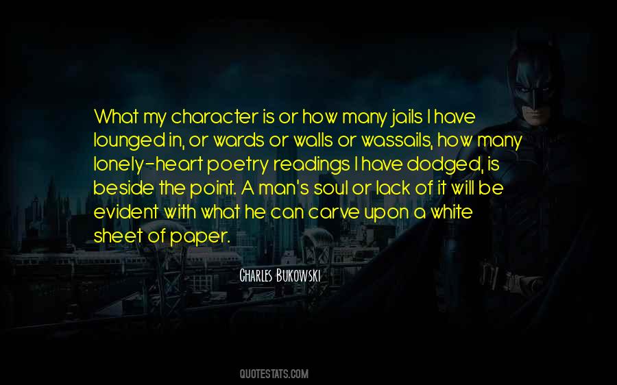Quotes About The Character Of A Man #81041