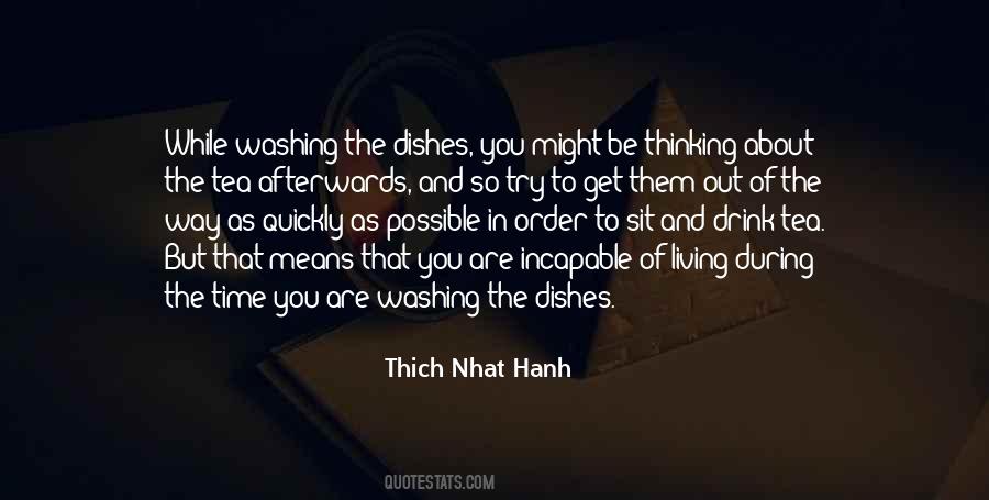 Washing The Dishes Quotes #375273