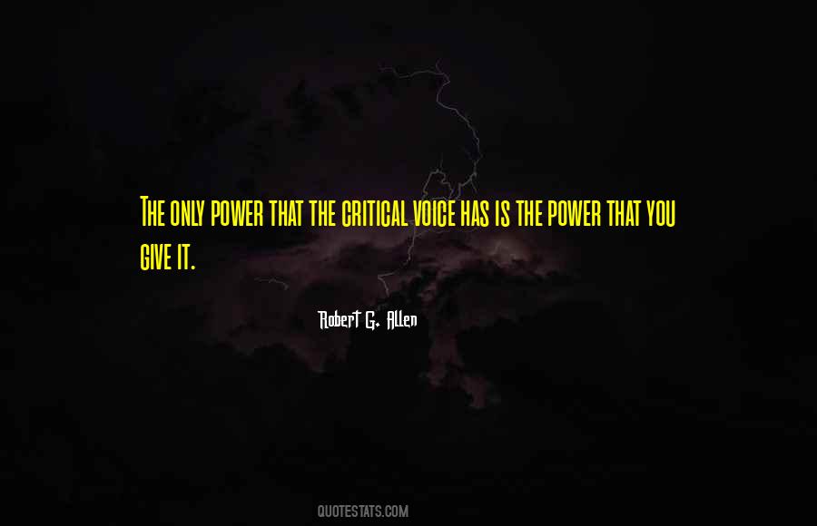 Power Of Your Voice Quotes #285559