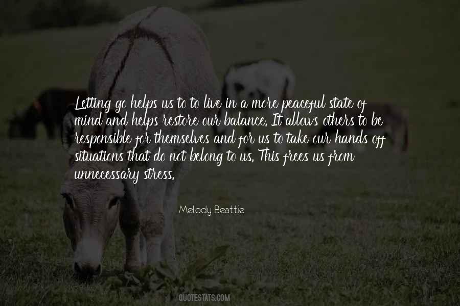 Quotes About From Stress #1582354