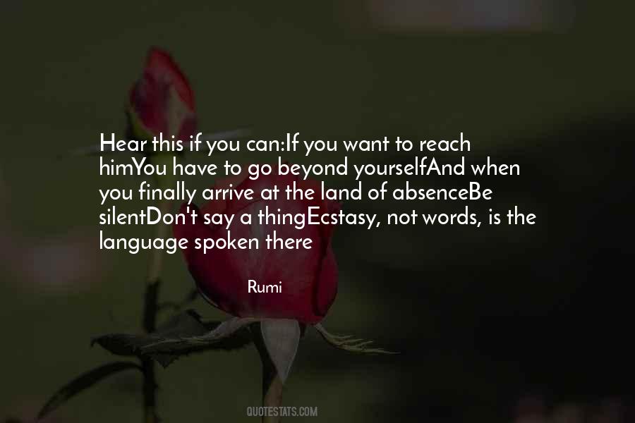 Into The Silent Land Quotes #298484