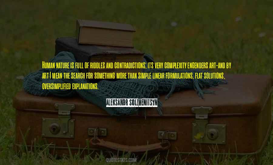 Nature Is Simple Quotes #1779232