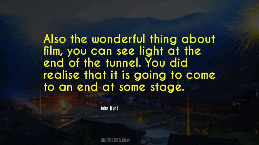 Light In The End Of The Tunnel Quotes #684722