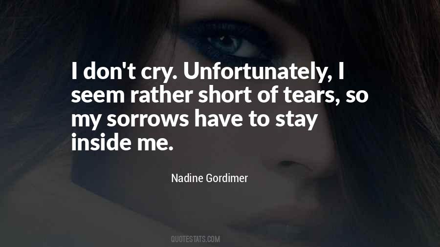 Crying Tears Quotes #748155