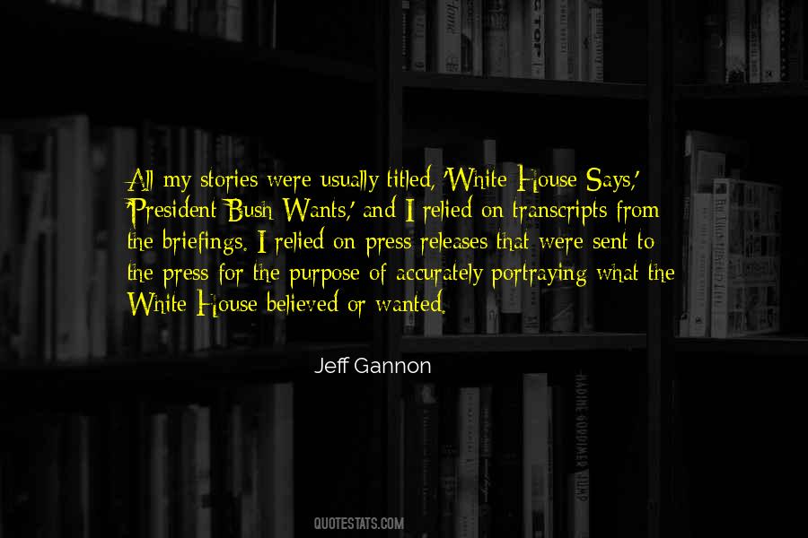 Quotes About Gannon #463210