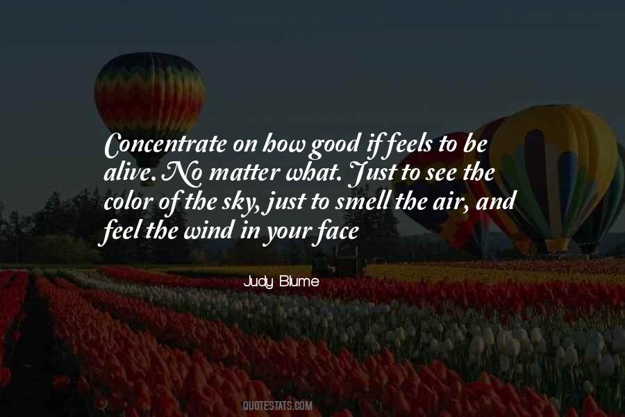 Feel The Wind In Your Face Quotes #1014848