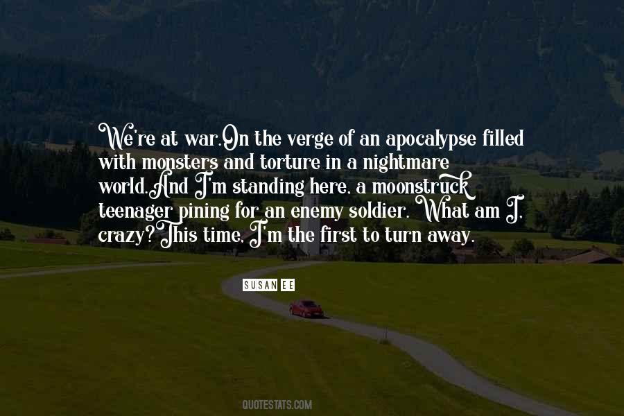 Going Away To War Quotes #67870