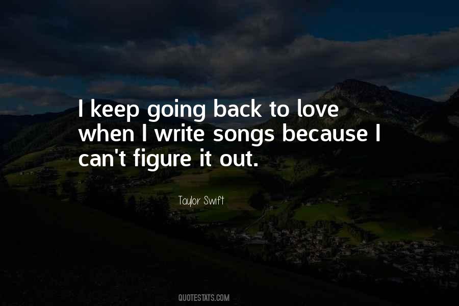 Going Back Love Quotes #704195