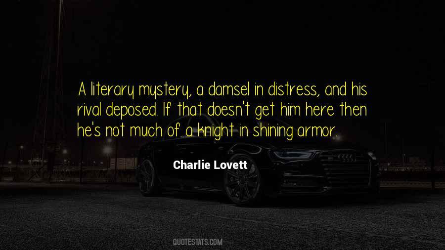 Not A Damsel In Distress Quotes #163957