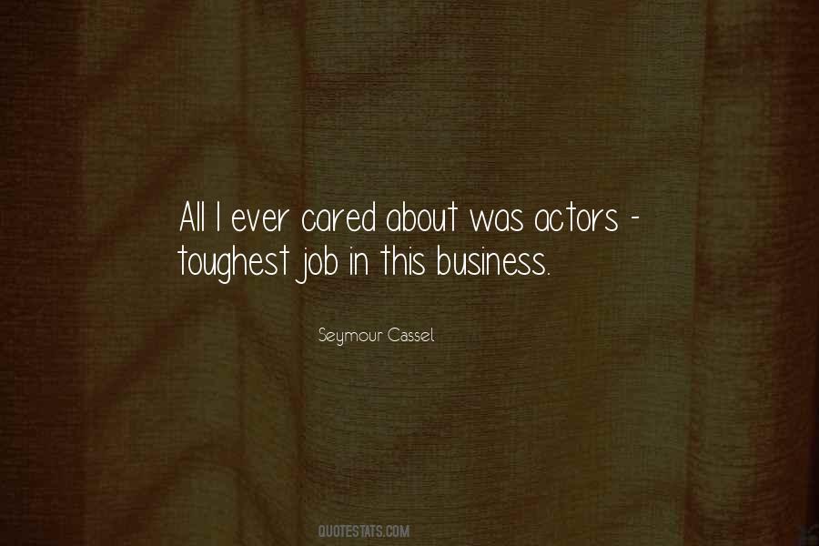 The Toughest Job Quotes #762853