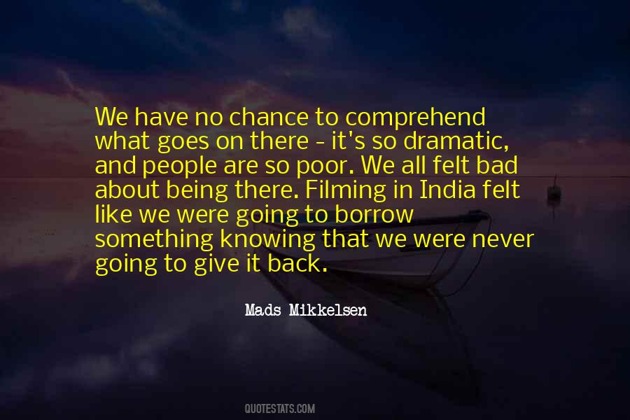 Going Back To India Quotes #1152765