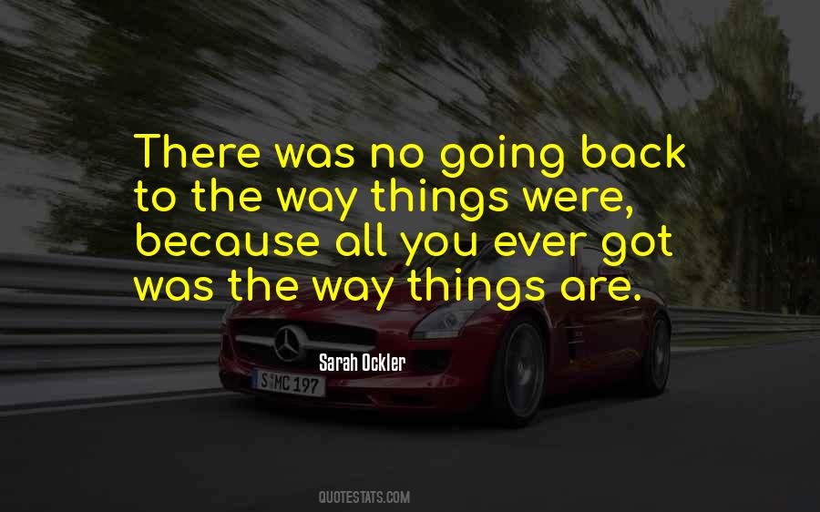 Going Back To Reality Quotes #1680572