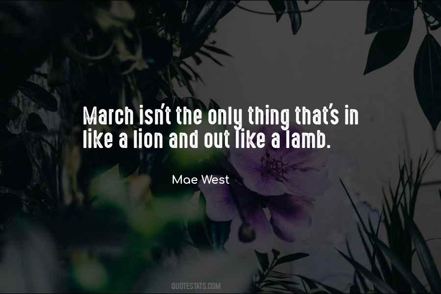 In Like A Lion Quotes #198846