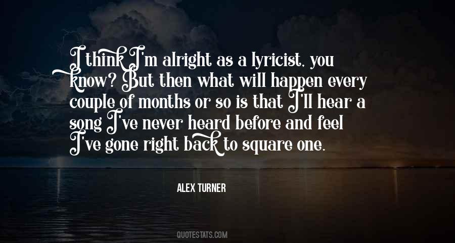 Going Back To Square One Quotes #607546