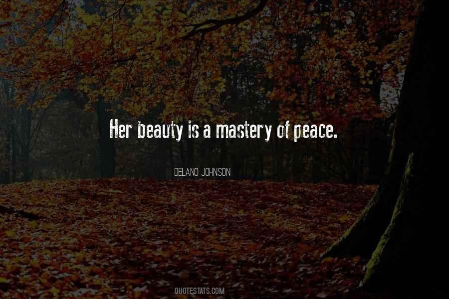 Peace Beauty Quotes #1521747