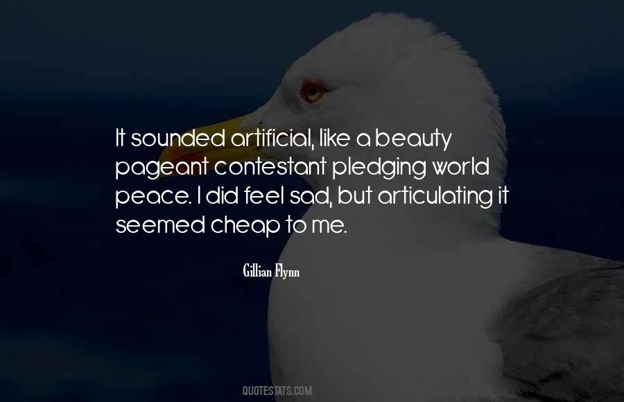 Peace Beauty Quotes #1654431