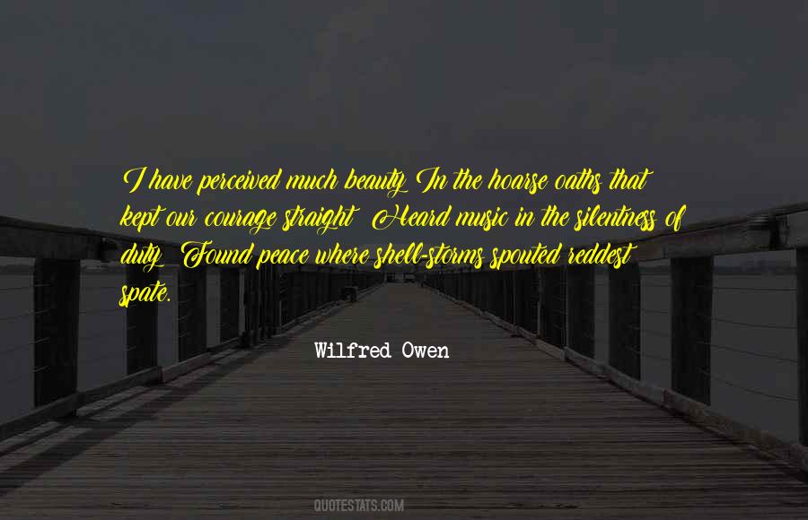 Peace Beauty Quotes #1734792