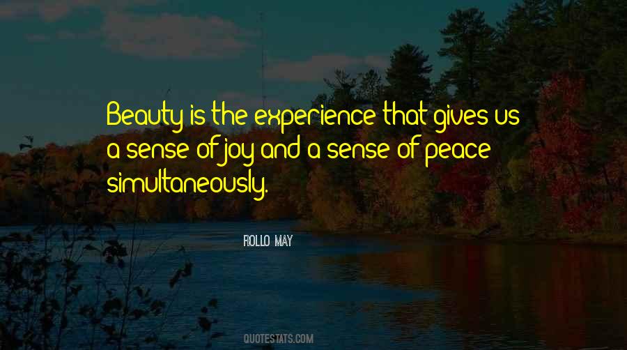 Peace Beauty Quotes #1751768