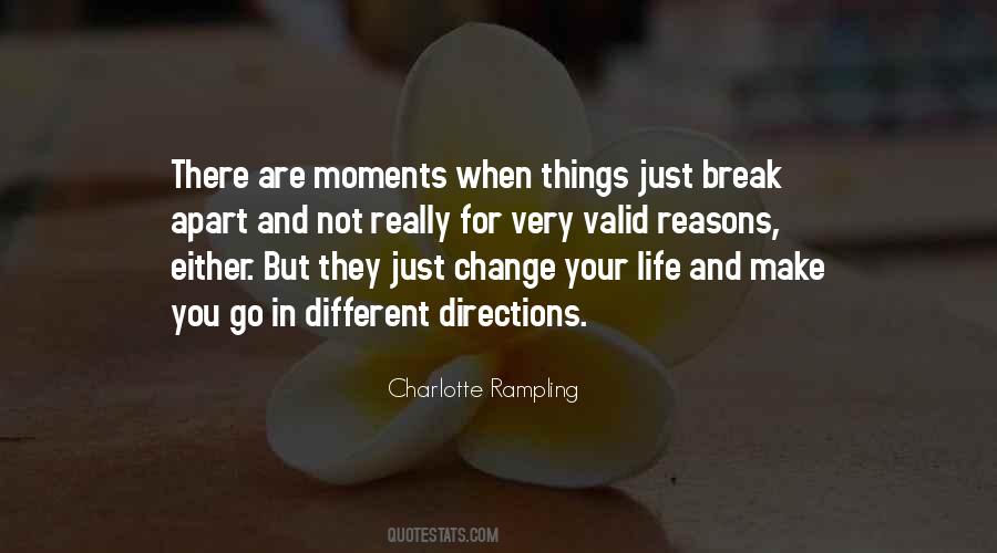 Going Different Directions Quotes #230255