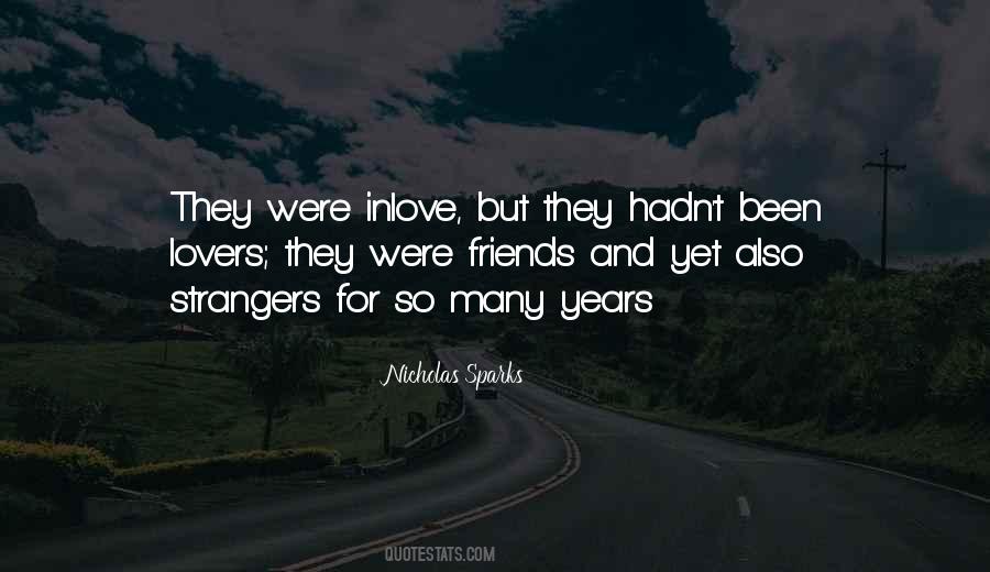Going From Lovers To Strangers Quotes #44192