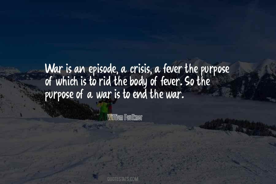 Quotes About The End Of War #109832