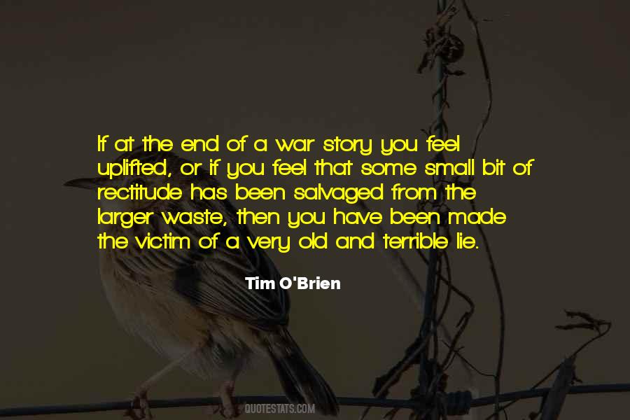 Quotes About The End Of War #419869