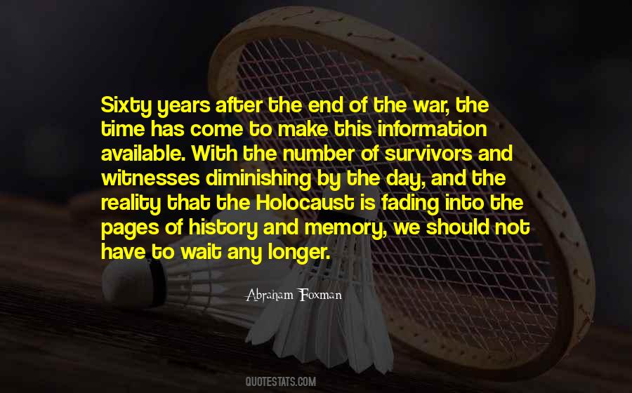 Quotes About The End Of War #490767