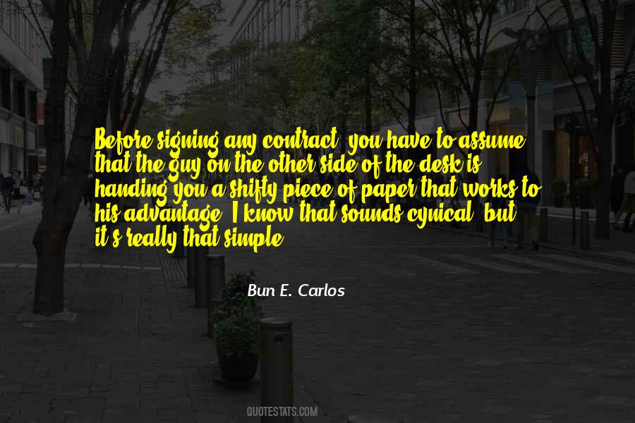 Quotes About Signing A Contract #149064