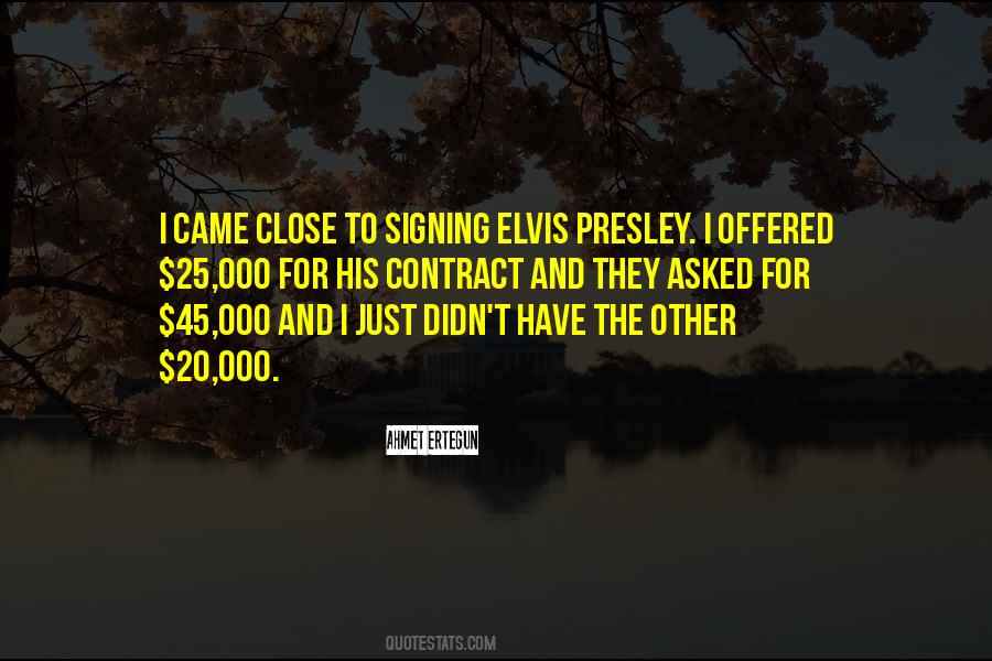 Quotes About Signing A Contract #676542