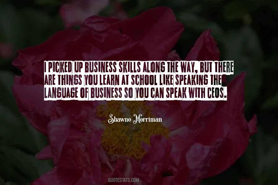 Business Language Quotes #1229808