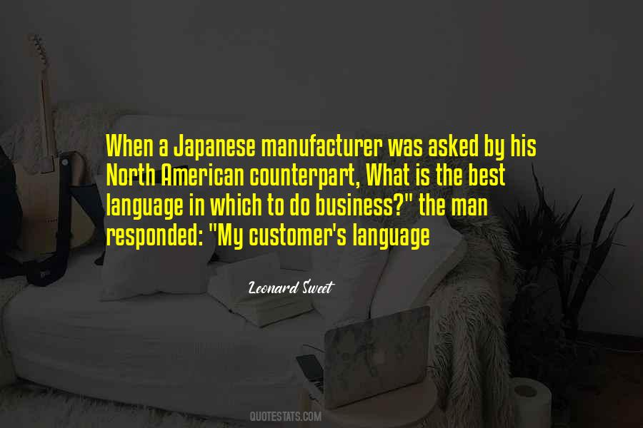 Business Language Quotes #1587189