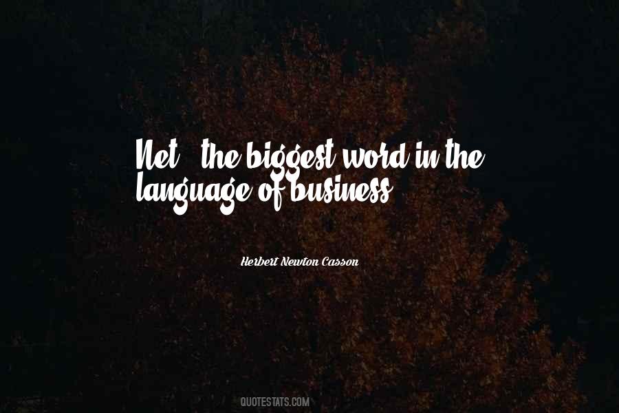 Business Language Quotes #1686864