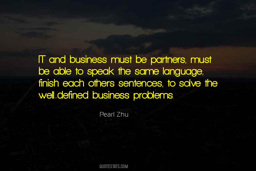 Business Language Quotes #397491