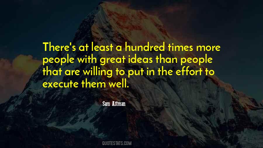 Put In The Effort Quotes #1792027