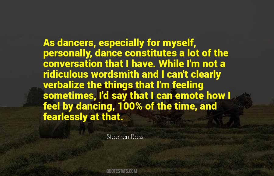 Going Out Dancing Quotes #20806