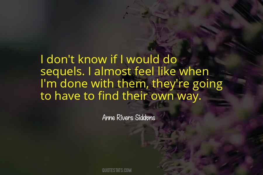 Going Own Way Quotes #12742