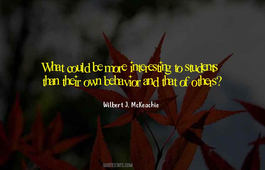 Behavior Of Others Quotes #1076086