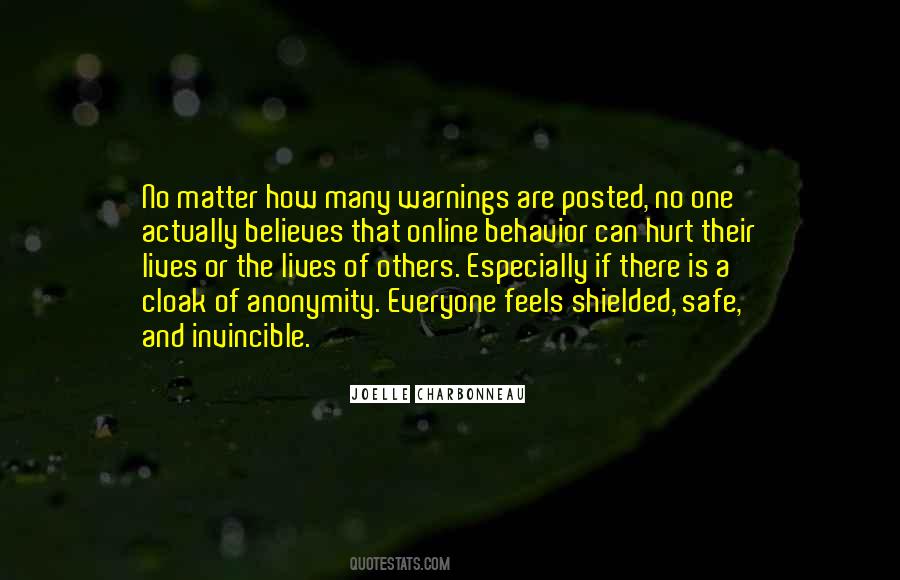 Behavior Of Others Quotes #1218704
