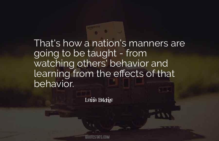 Behavior Of Others Quotes #172163
