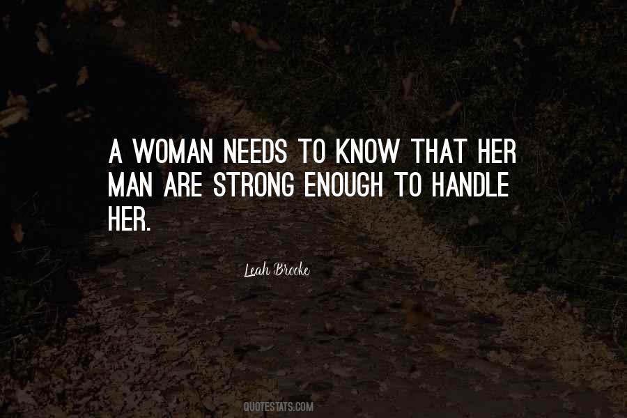 A Man Needs A Woman Quotes #367193