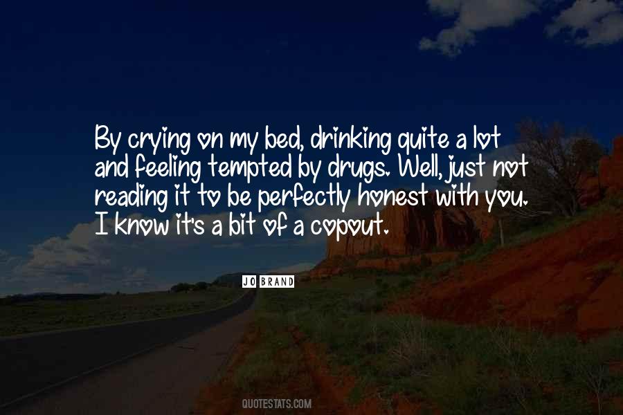 Going To Bed Crying Quotes #1615963